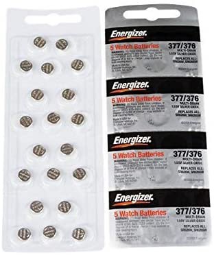 Energizer 377/376 Twenty Pack 1.5volt battery SR626SW