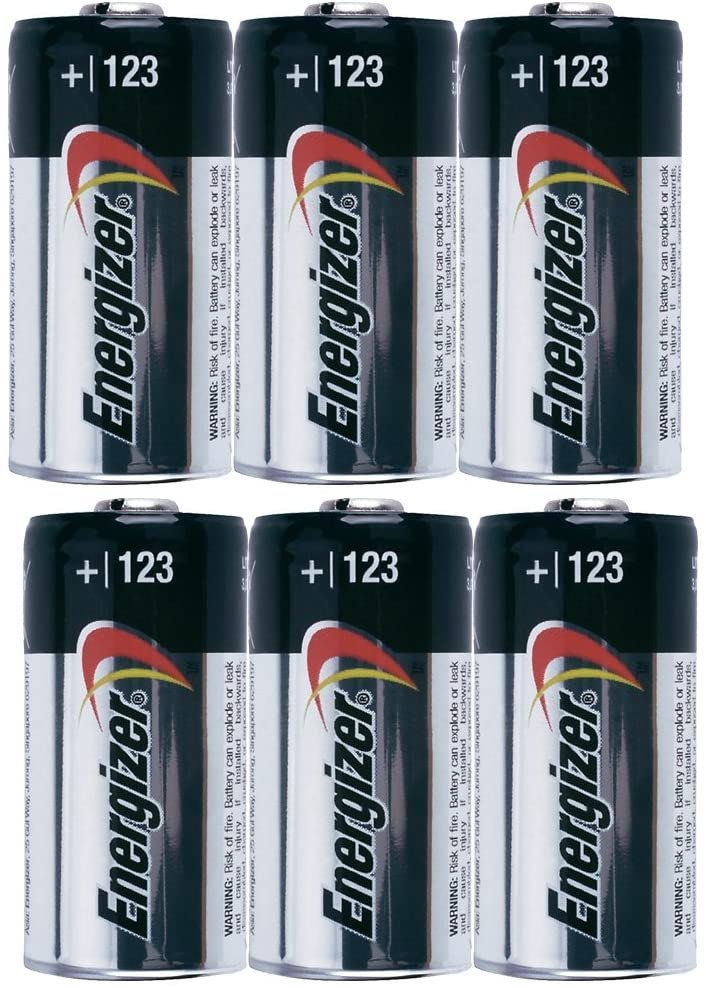 Energizer Photo Battery 123, 6-Count Bulk