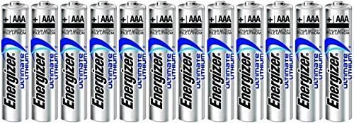Energizer Ultimate Lithium AAA L92 Size Batteries - 12 Pack -"Bulk Packaging"
