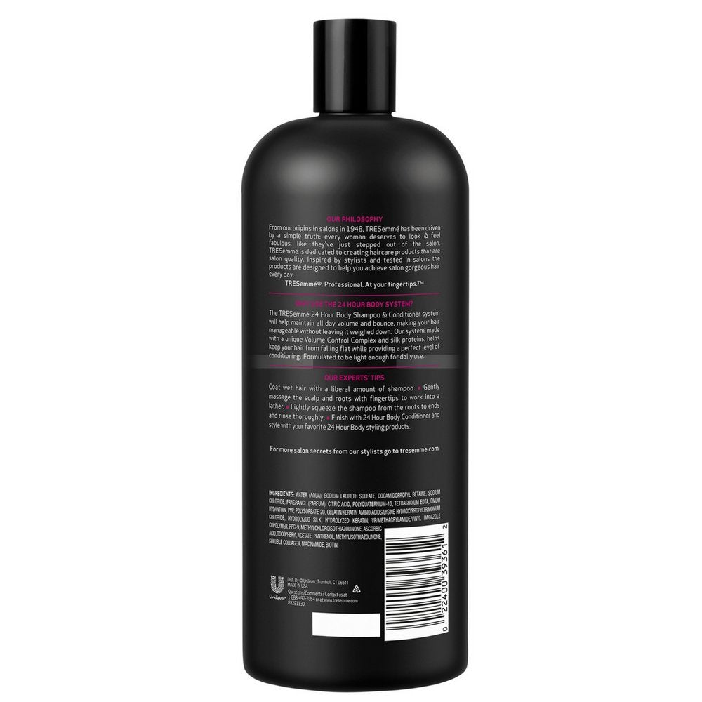 TRESemmé Shampoo 24 Hour Body 28 oz(Pack of 3)