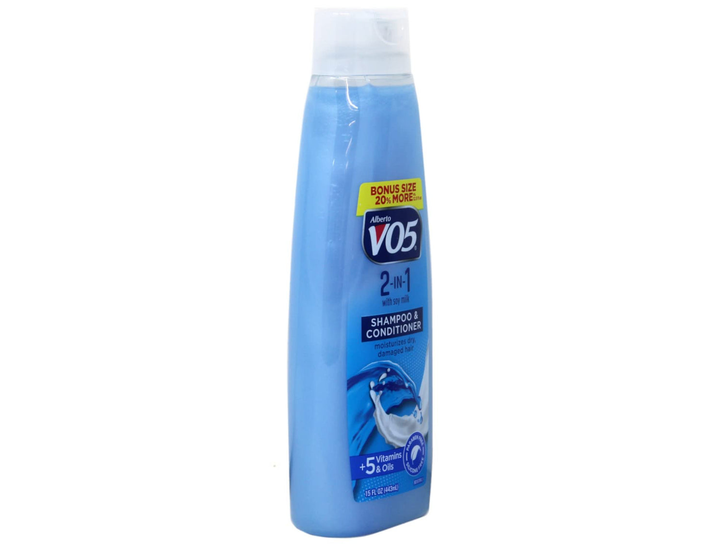 VO5 Shampoo/Conditioner 2 in 1 Moisturizing 12.5 Oz(6 Pack)