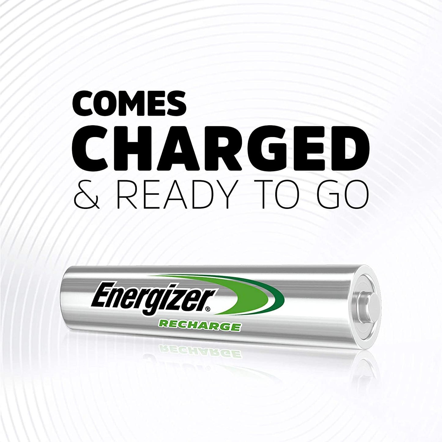 Energizer Rechargeable AAA Batteries, Recharge Universal Triple A Battery Pre-charged, 8 Count