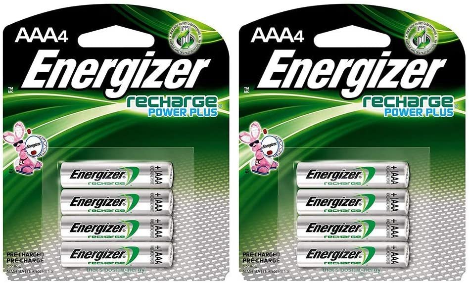 EVENH12BP4 - Energizer Recharge Power Plus Rechargeable AAA Batteries, 4 Pack