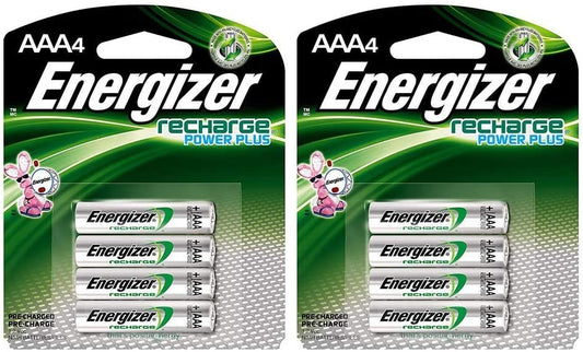 EVENH12BP4 - Energizer Recharge Power Plus Rechargeable AAA Batteries, 4 Pack