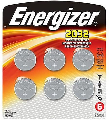 Energizer Lithium Batteries 2032 - 6 pack