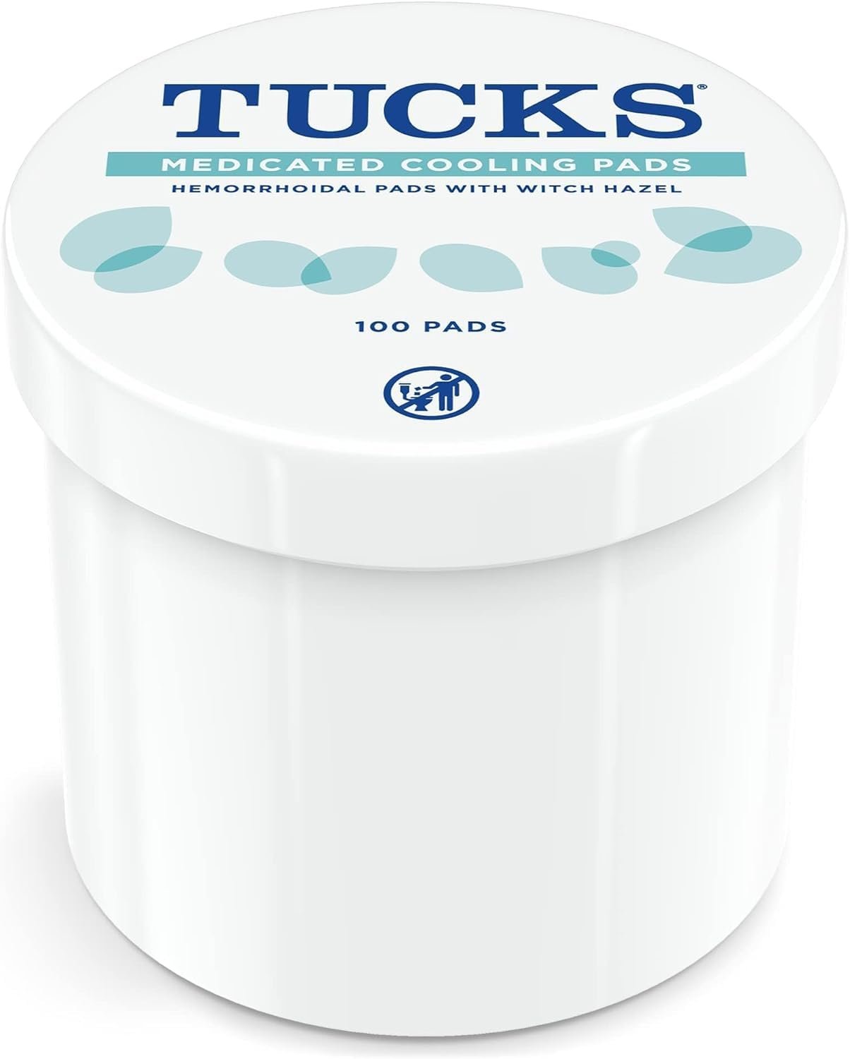Tucks Medicated Hemorrhoid Cooling Pads. 100 Pads Each (Pack of 2)