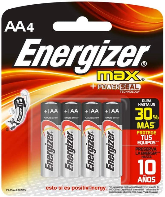 Energizer Max 1.5 VoltAA Battery (4 Per Package)