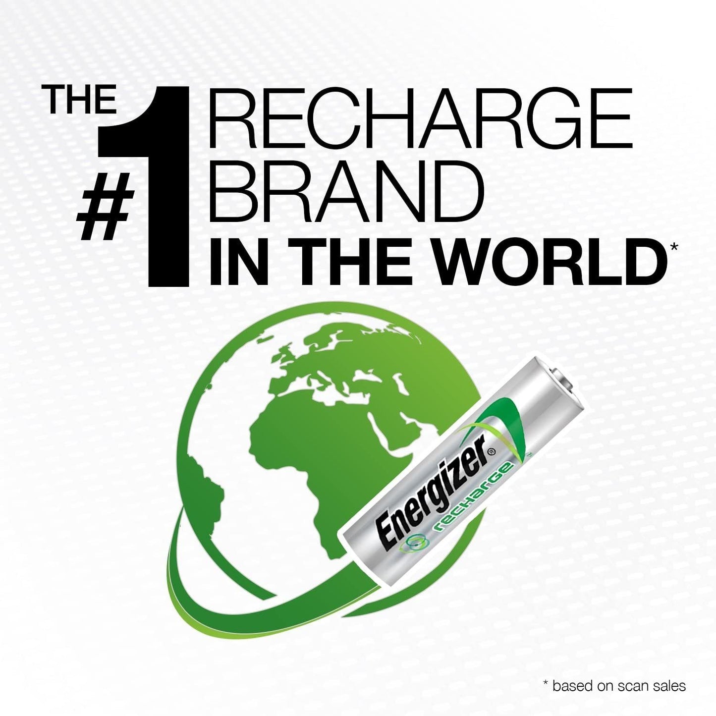 Energizer Rechargeable AA Batteries, NiMH, 2300 mAh, Pre-Charged, 4 count (Recharge Power Plus)