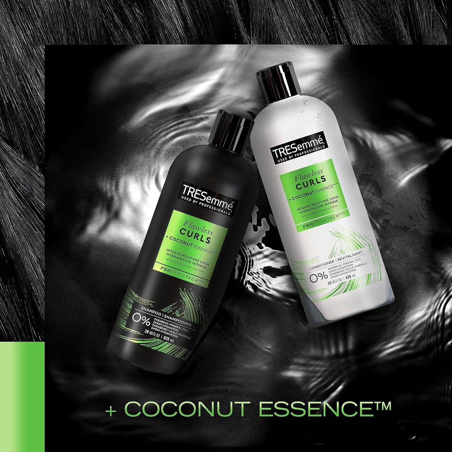 TRESemmé Flawless Curls Moisturizing Conditioner For Curly Hair Formulated With Pro Style Technology 28oz