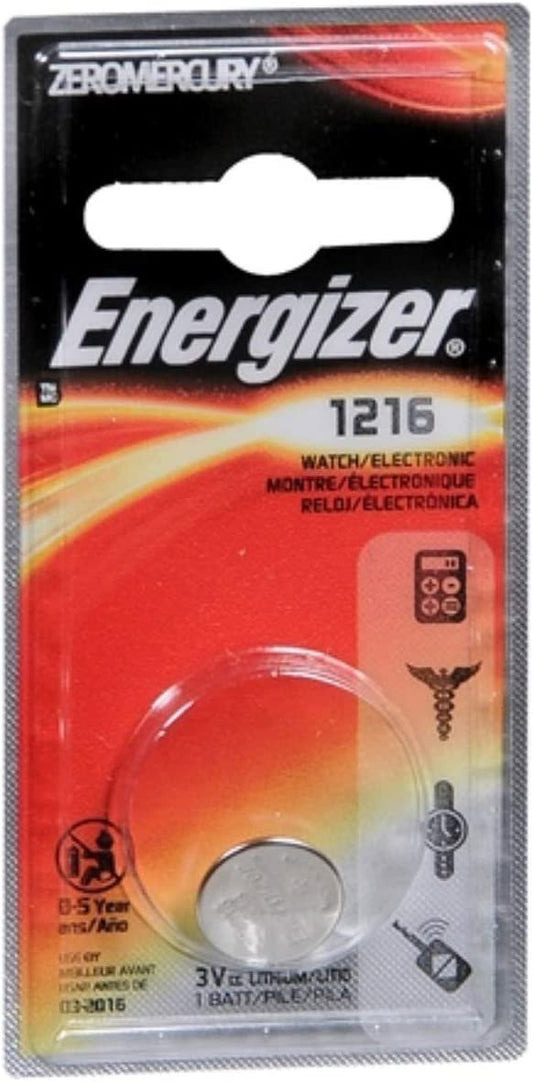 Energizer Lithium 1216 3 volt Keyless Entry Battery 1 pk