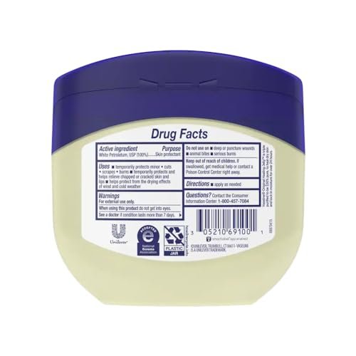 Vaseline Vaseline Petroleum Jelly Twin Pack 2/13 Ounce Net Wt 26 Ounce , 26 Ounce