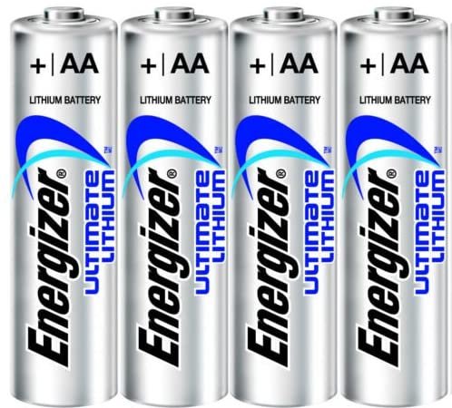Pack of 60 Energizer L91 AA Ultimate Lithium 1.5 Volt Battery - Bulk Pack