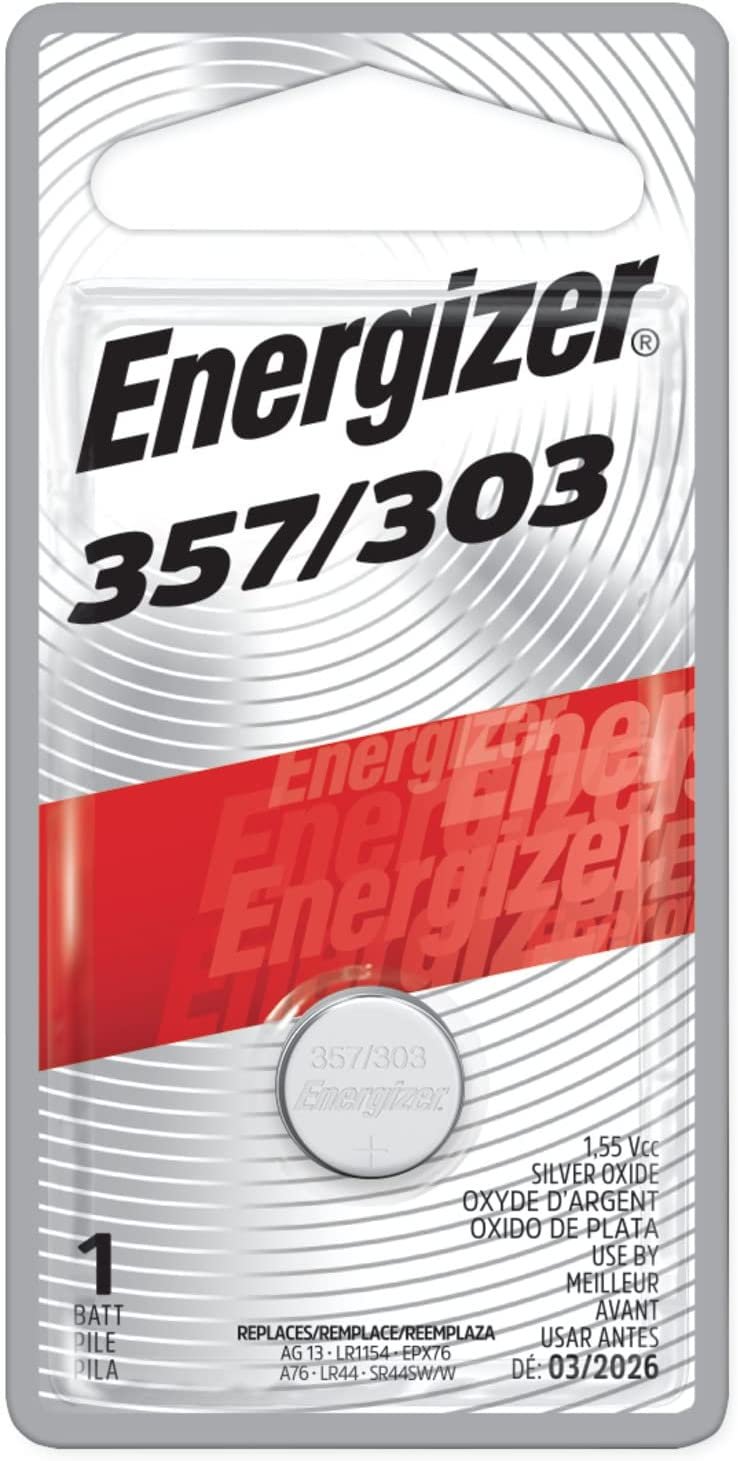 Energizer 357BPZ 3V Zero Mercury Battery - 1 Pack
