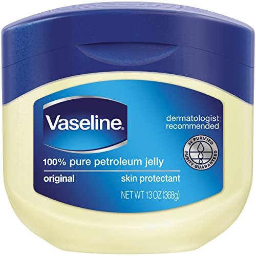 Vaseline Original Petroleum Jelly 13 oz - Hypoallergenic Moisturizer for Dry Skin, Non-Comedogenic Gel