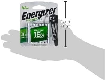 Energizer Rechargeable NiMH Battery AA 1.2 V Power+ 2000 mAh 4-Blister [EN-PWRPL2000B4]