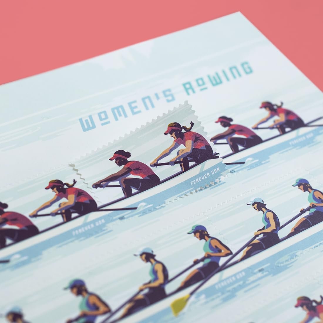 Women's Rowing (Sheet of 20) First-Class Mail Forever Postage Stamps Scott #5694
