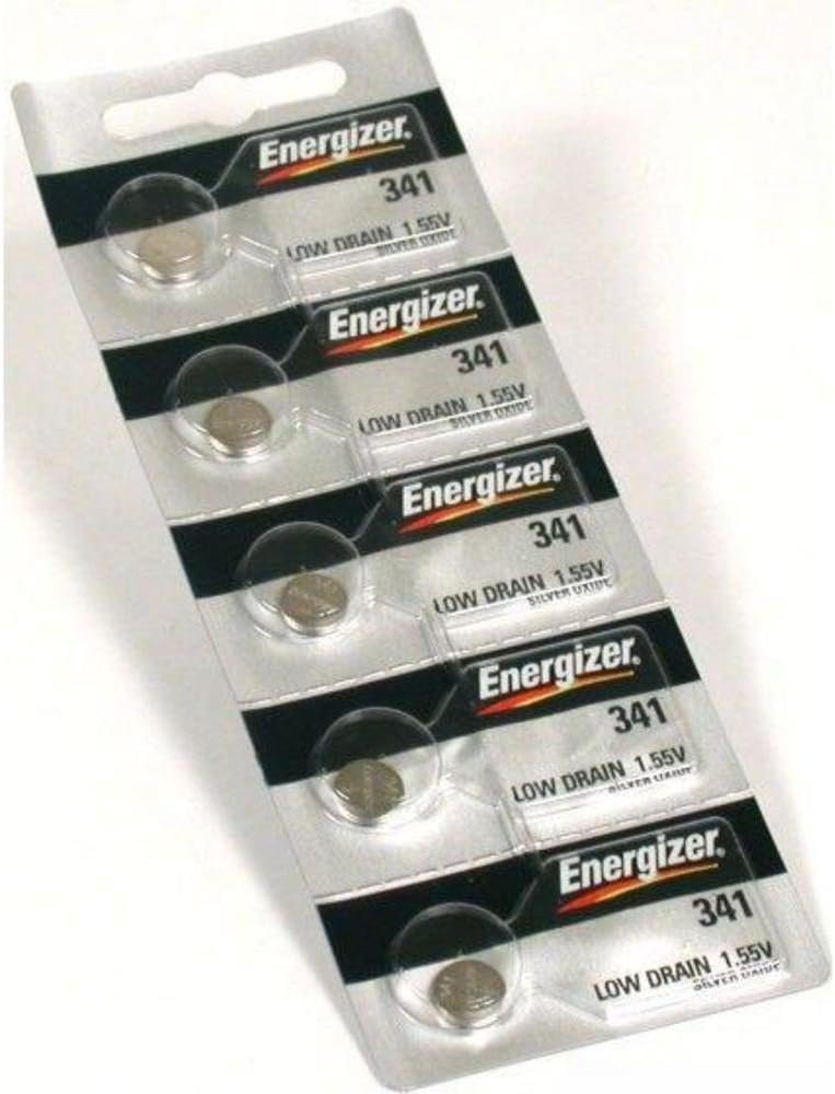 Energizer Watch Battery Button Cell 341 Pack of 5 Batteries