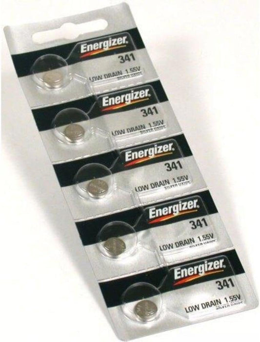 Energizer Watch Battery Button Cell 341 Pack of 5 Batteries