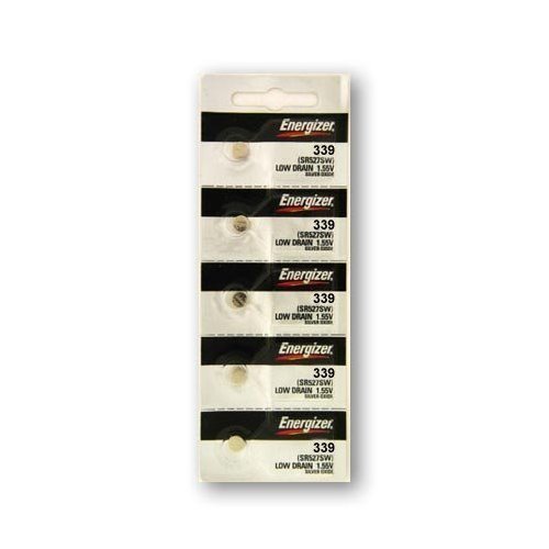 Energizer Watch Battery Button Cell SR614SW 339 Pack of 5 Batteries