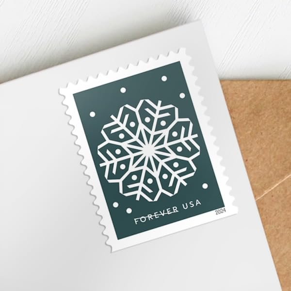 United States Postal Service Winter Whimsy First Class Postage Stamps (1 Booklet, 20 Stamps)