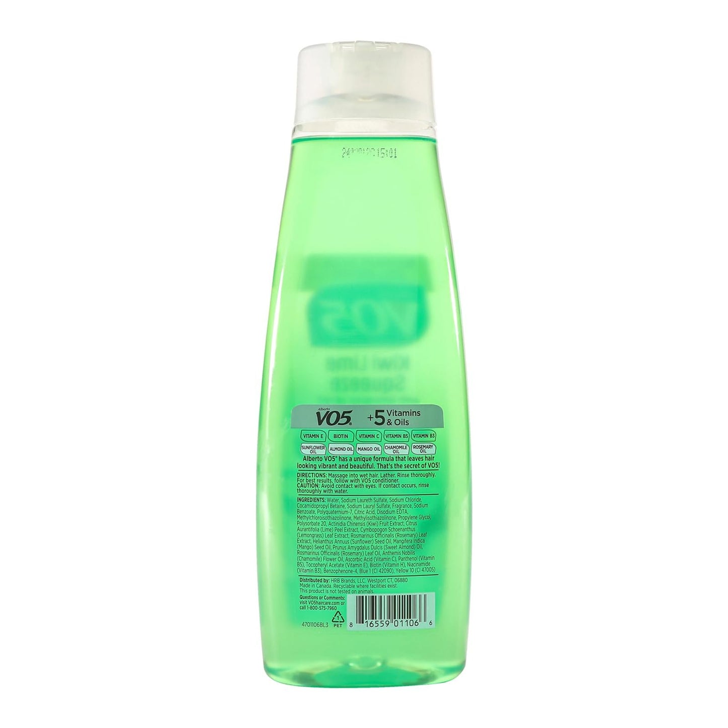 VO5 Herbal Escapes Clarifying Shampoo - 12.5 Fl Oz - Kiwi Lime Squeeze - Help Nourish, Moisturize and Hydrate Hair Leaving It Looking and Feeling Thicker, Fuller and Simply Beautiful