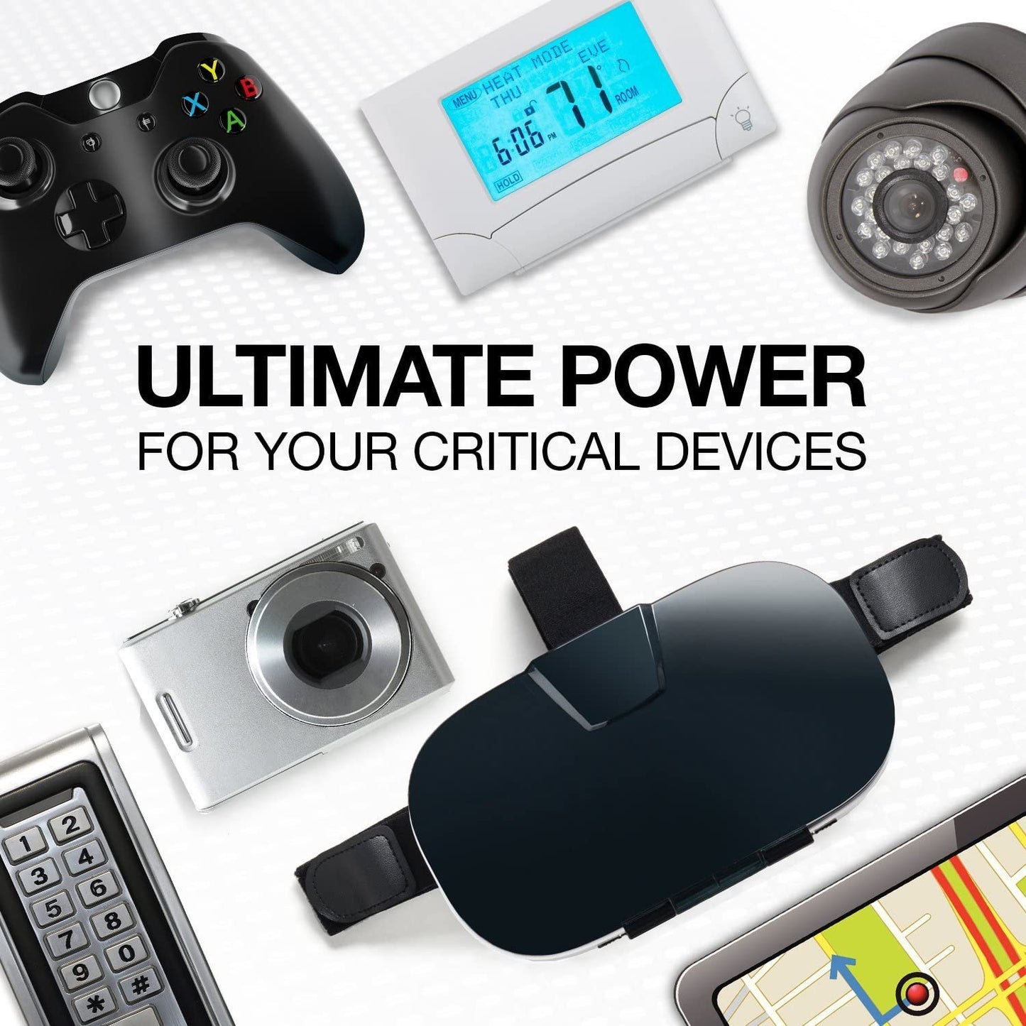 Ultimate Lithium 9V, Long-Lasting Power, 2-Pack.