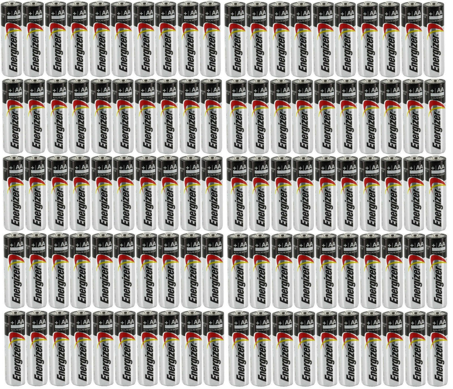 100 Energizer Max AA E91 Alkaline Battery Made in USA Exp. 2029 or BETTER