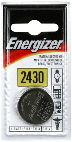 Energizer Watch/Electronic Battery, 3.0 Volts, 2430, 6-Count Pack