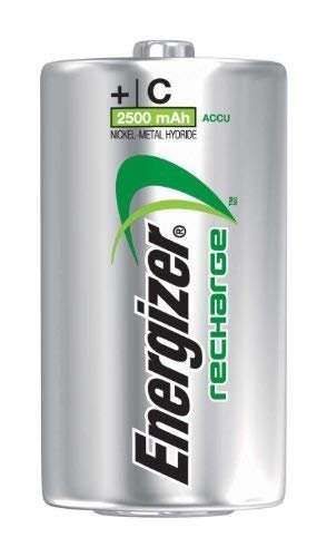 Energizer Recharge Universal C Rechargeable Batteries, 2-Count (Pack of 2)