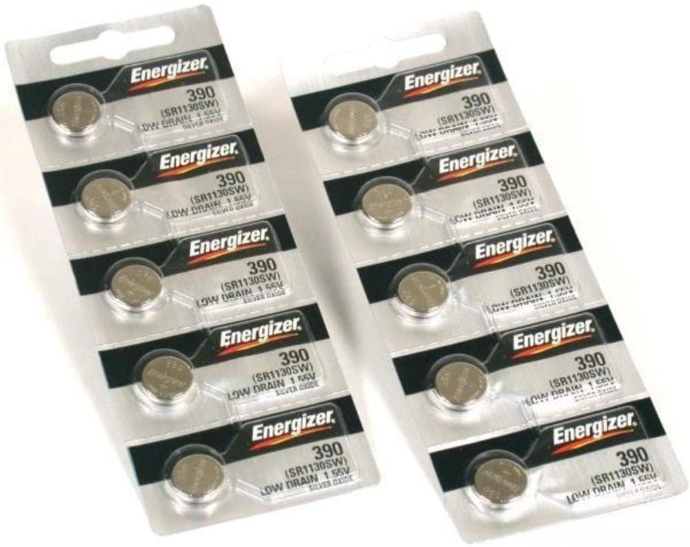 Home Products - - 10 390/389 Energizer Watch Batteries SR1130SW Cell