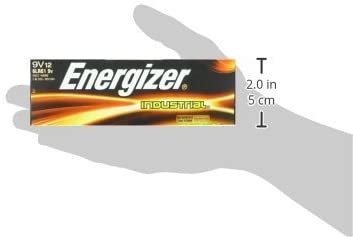 Energizer(R) 9-Volt Alkaline Industrial Batteries (Pack of 3 (12 batteries each))