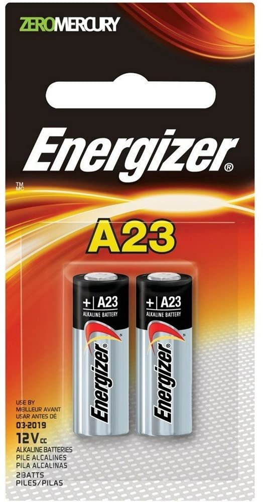 Energizer Zero Mercury Alkaline Batteries A23 2 ea (2 pack)