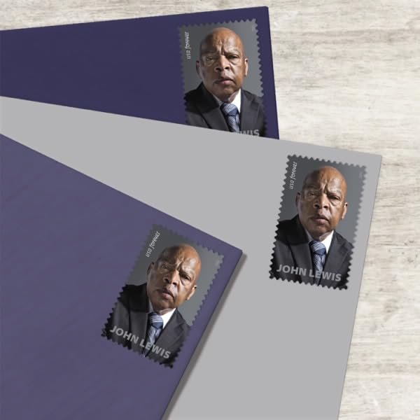 United States Postal Service Sheet of 15 First Class Postage Stamps for John Lewis