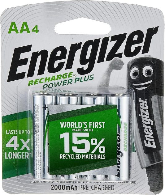 Energizer Rechargeable NiMH Battery AA 1.2 V Power+ 2000 mAh 4-Blister [EN-PWRPL2000B4]