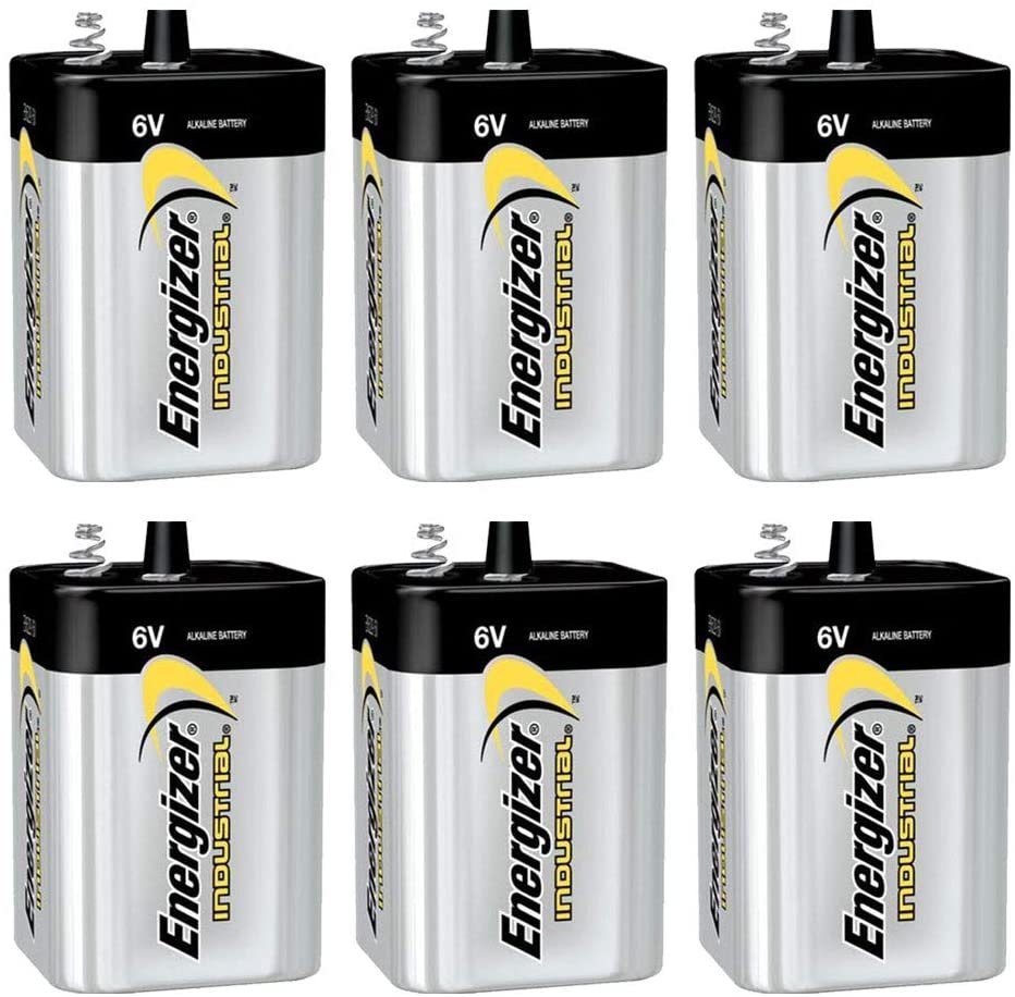 Energizer Lantern Batteries Alkaline 6V 529 6 Volt Spring Flashlight (6 Pack)