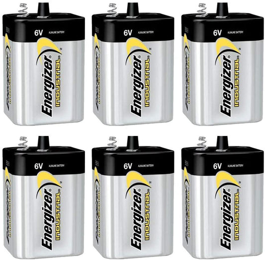 Energizer Lantern Batteries Alkaline 6V 529 6 Volt Spring Flashlight (6 Pack)
