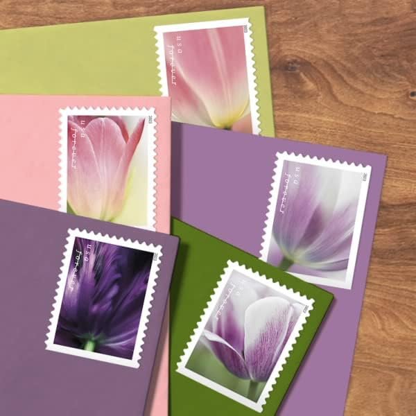 USPS 2023 Tulip Blossoms Forever First Class Postage Stamps (20 Count Strip)