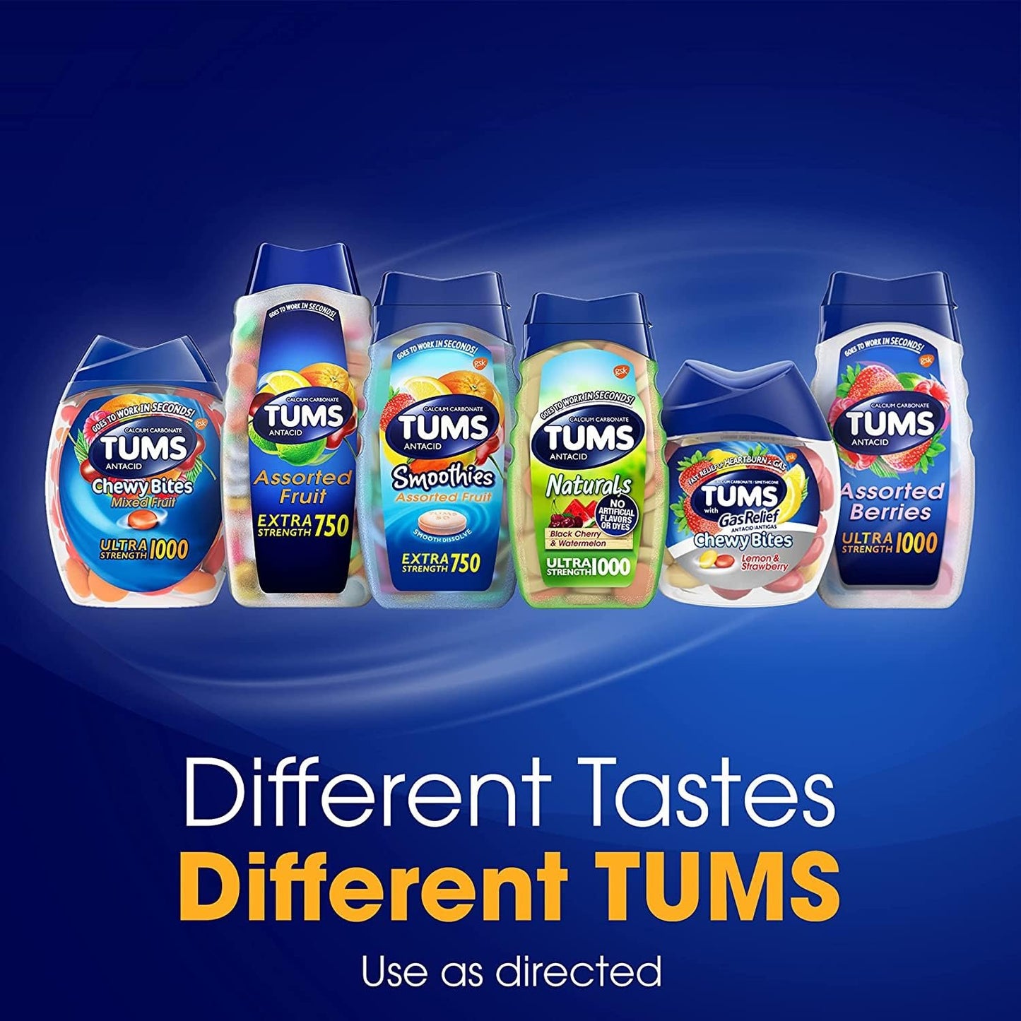 Tums Chewy Delights, Very Cherry 32 ea Pack of 4 by TUMS