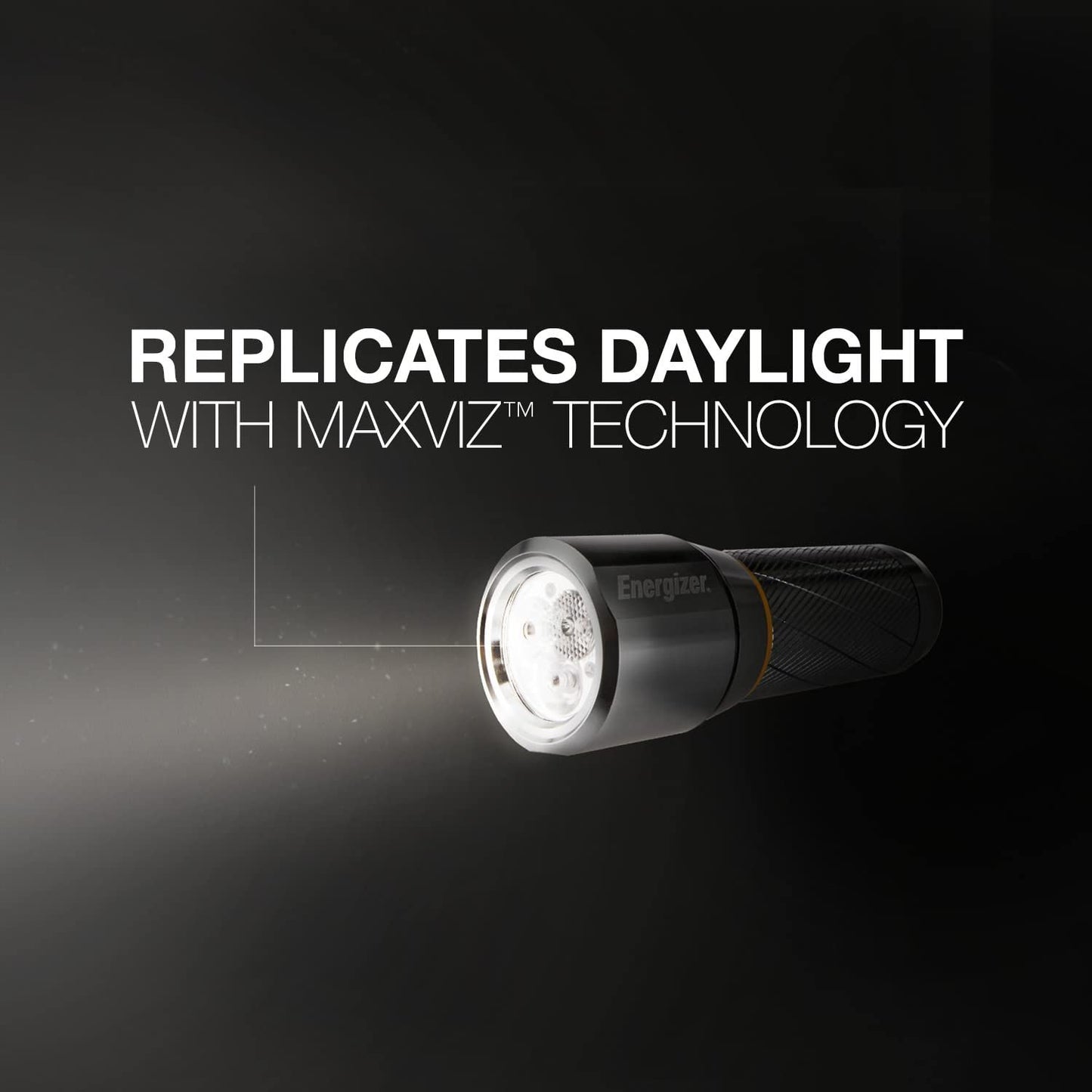 Energizer Vision HD Compact LED Flashlight, 270 Lumens, IPX4 Water Resistant, Aircraft-Grade Aluminum, Great Flashlights for Camping, Batteries Included