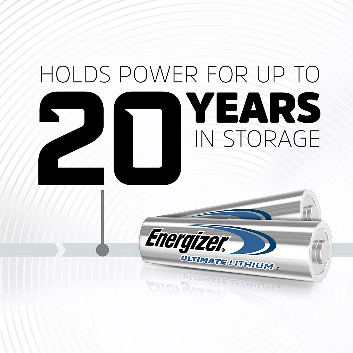 Energizer Ultimate Lithium AA Batteries, World's Longest Lasting Battery for High-Tech Devices (4 Each), Black (EVEL91BP4)