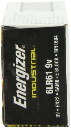 Energizer(R) 9-Volt Alkaline Industrial Batteries (Pack of 3 (12 batteries each))