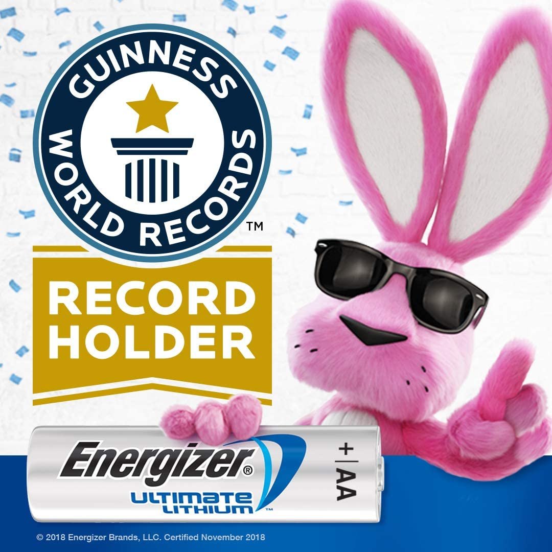Energizer L91BP-8 Ultimate Lithium AA Batteries (8-Pack)