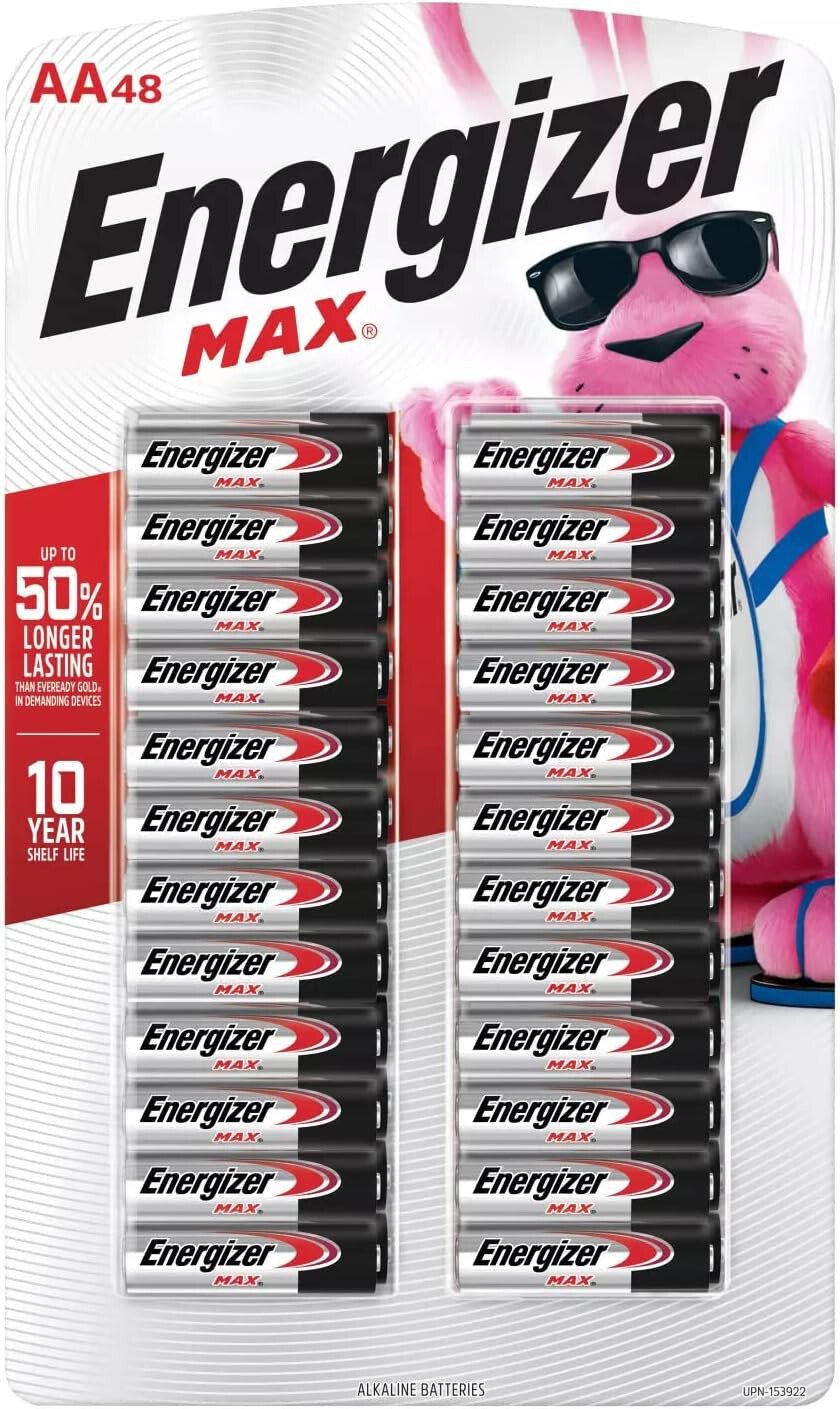 Energizer MAX AA Alkaline Batteries Expiration date 12-2039 OR BETTER
