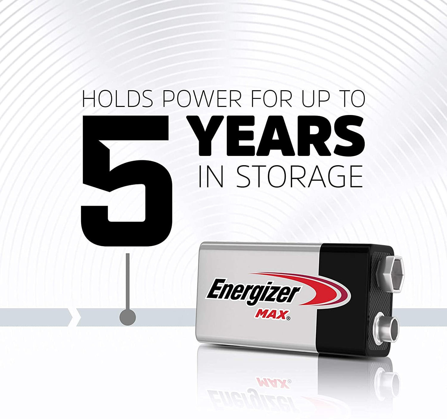 Energizer MAX 9V Batteries (2 Pack), 9 Volt Alkaline Batteries - Packaging May Vary