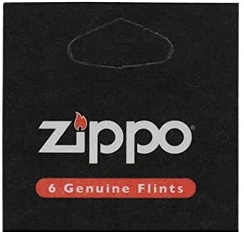 Zippo 2406N(576) Flints, 1 card of 6 flints