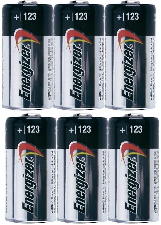 Energizer Photo Battery 123, 6-Count Bulk