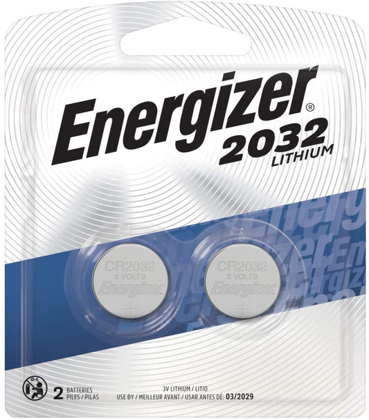 Energizer Watch/Electronic Battery (2032), 3 Volt, 2 ct